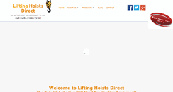 Desktop Screenshot of liftinghoist.co.uk